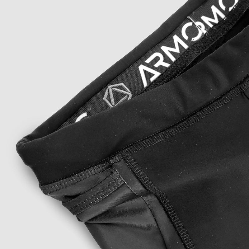 ARMOS TALISMAN BLACK RUNNING SHORTS