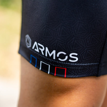 ARMOS TALISMAN BLACK RUNNING SHORTS