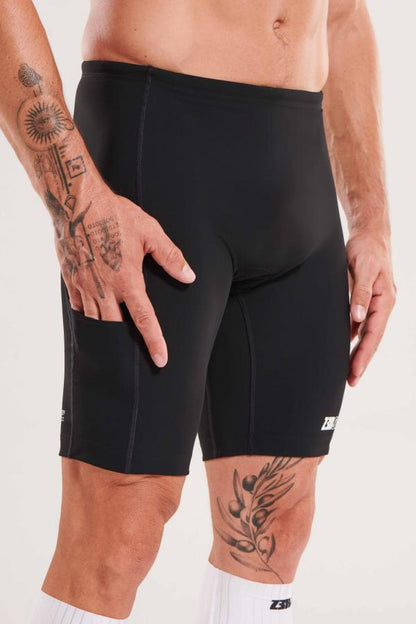 SHORT racer HOMME   26TMRSHO  PURE BLACK