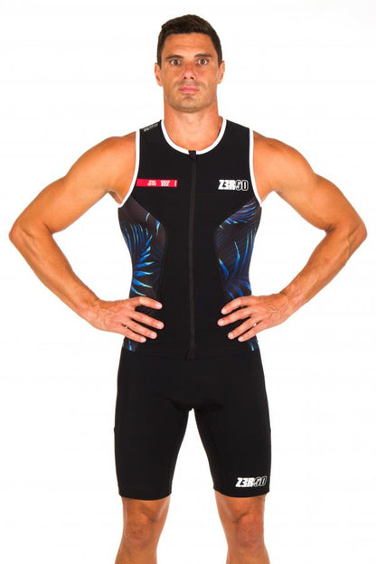 MEN'S SINGLET TRI SUIT racer the island