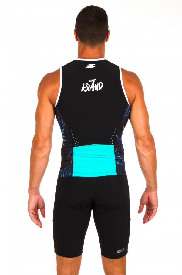 MEN'S SINGLET TRI SUIT racer the island