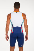 TRIFONCTION     SINGLET HOMME racer kubik block