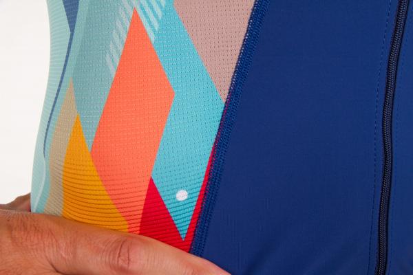 Men's singlet tri-function racer kubik block