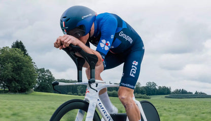 Supersonica SLR   E655IT2	  T15 Groupama  FDJ Custom Carbon or Titanium Extensions        SHIMANO DURA-ACE Di2 R9270 2x12S TRIATHLON	MICHE KLEOS 67 (Front) / 85 (Rear) (Copie) (Copie) (Copie)