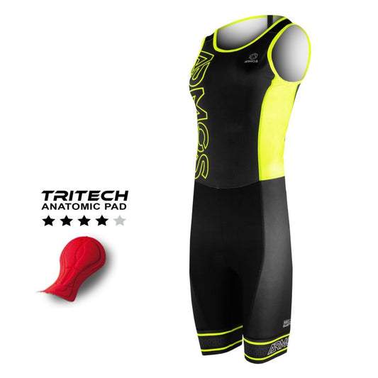 WOMEN'S TRISUIT CD ARMOS NEON FLUO YELLOW SM - Fluo Yellow 2026