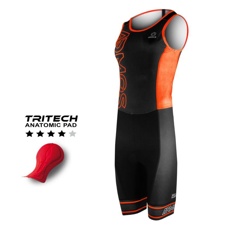 WOMEN'S TRISUIT CD ARMOS NEON ORANGE FLUO SM 2026
