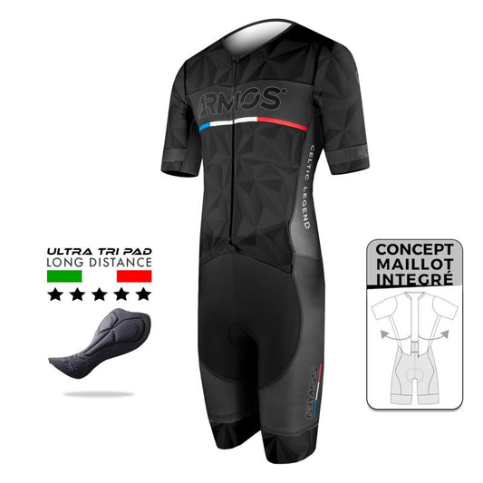 LD TRISUIT PRO RACE ARMOS PRISM - black mixed 2026