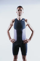 RACER MEN TRISUIT   CEDAR GREY