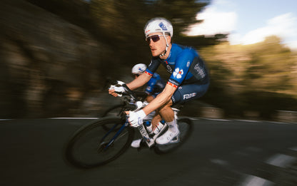 Filante SLR ID1  +F BAR	F14 Azzurro Italia - Glossy    Modèle  E503TBE	Wheelset  SRAM RED AXS E1 2x12 + POWERMETER	MICHE KLEOS RD 50 CARBON | CERAMICSPEED BEARINGS      2026