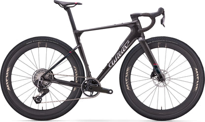 Rave SLR ID2  E628F4G (with carbon F BAR)	V11 Glitch Black Glossy   SRAM FORCE XPLR AXS E1 1x13S	MICHE AERO GRAFF CARBON 48 mm 2026