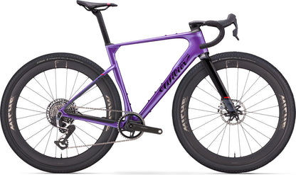 Rave SLR ID2  E628F4G (with carbon F BAR)	V12 Neon Purple  Glossy SRAM FORCE XPLR AXS E1 1x13S	MICHE AERO GRAFF CARBON 48 mm 2026