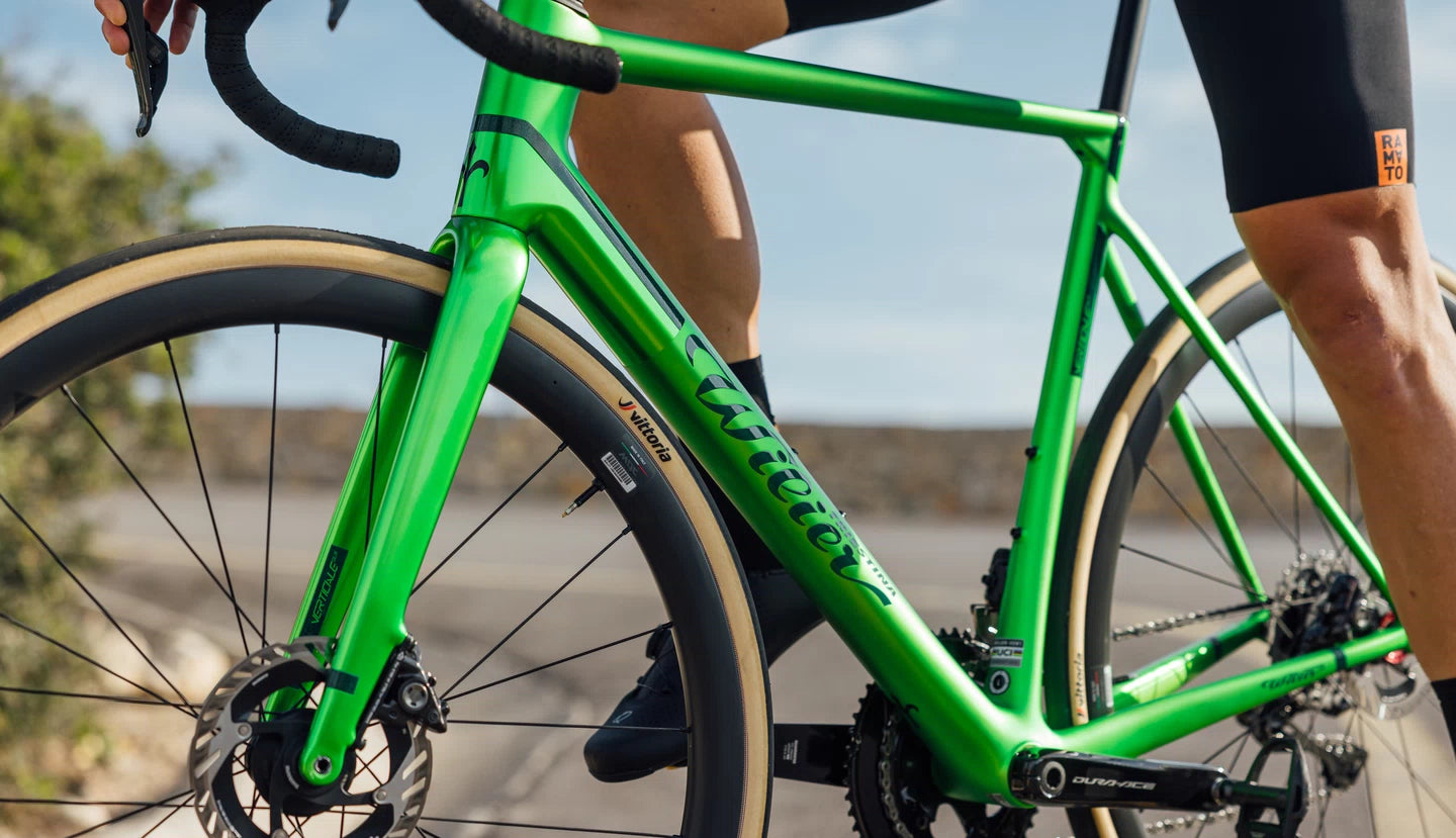 Verticale SLR   E508TBK	QA Couleur personnalisable - Exemple - Supplément Infinitamente 800 € SRAM RED AXS E1 2x12 + POWERMETER	MICHE KLEOS RD 36 CARBON | CERAMICSPEED BEARINGS  2026 (