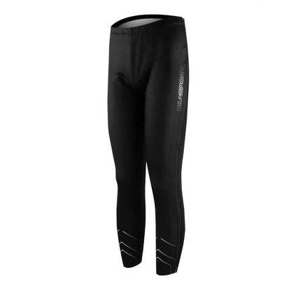 SILASPORT IRON STYLE 3.0 WARM-UP ZIP-UP TIGHTS – BLACK/WHITE