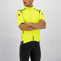 PERFETTO ROS CONVERTIBLE JACKET   Couleur : YELLOW FLUO/DARK STEEL BLUE  | 4519501-032