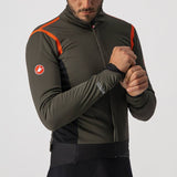 VESTE ALPHA RoS Color: MILITARY GREEN/FIERY RED-SILVE  | 4520502-075