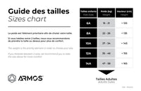 COLLANT D’ÉCHAUFFEMENT ZIP ENFANT ARMOS TALISMAN ROUGE   3601