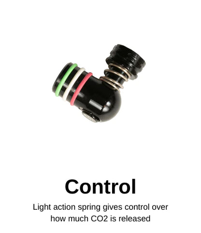 EOLO IV CO2 REGULATOR ONLY BLACK / RED GREEN / GREY