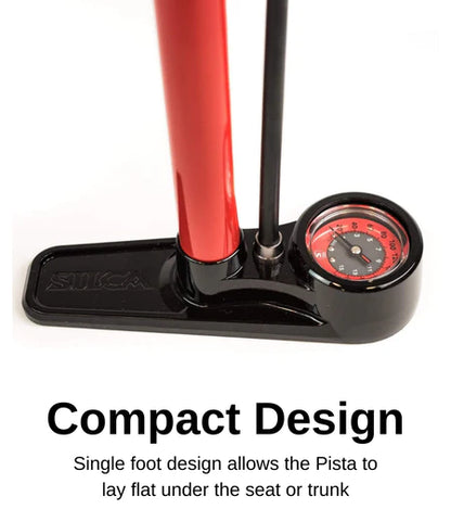 PISTA RED FLOOR PUMP