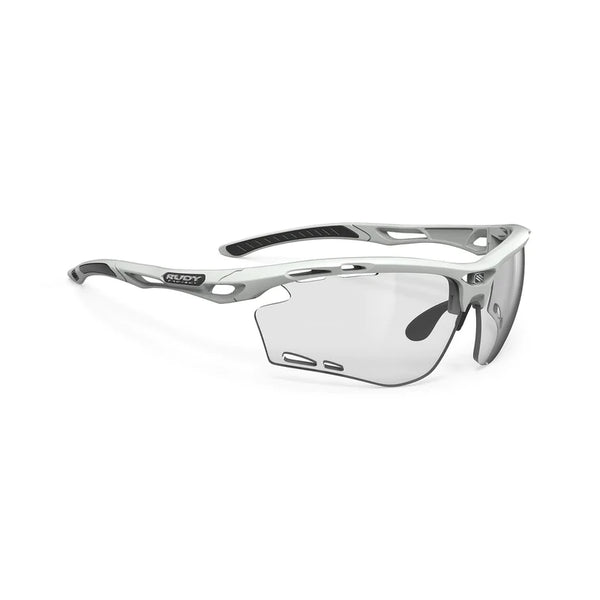 LUNETTES  PROPULSE  Couleur : Light Grey Matte Frame with ImpactX Photochromic 2 Black Lenses