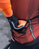 REDUX LITE - WIND JACKET Wind jacket with extra insulation ORANGE/NOIR