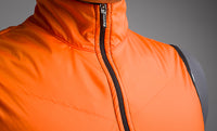 REDUX LITE - WIND JACKET Wind jacket with extra insulation ORANGE/NOIR