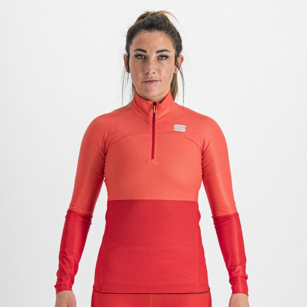 APEX W JERSEY 0422524-140 V-MAILLOT SPORTFUL XS Couleur : CHILI RED / POMPELMO 