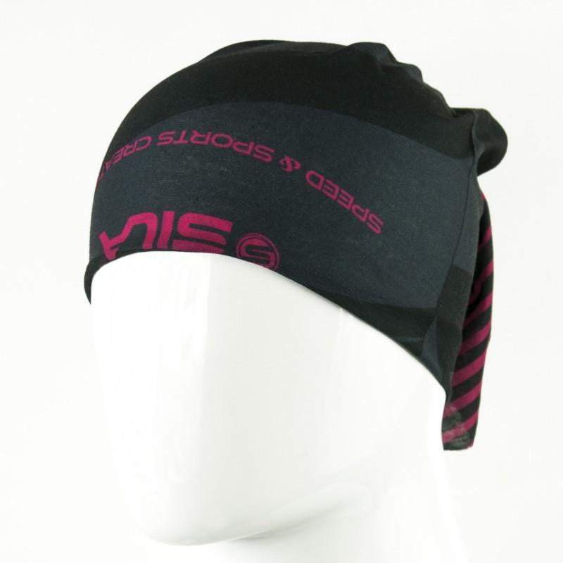 BANDANA BANDANA TOUR DE COU multifonction SILA - SS Créativity Noir / Rose A-BANDANA SILA SPORT 