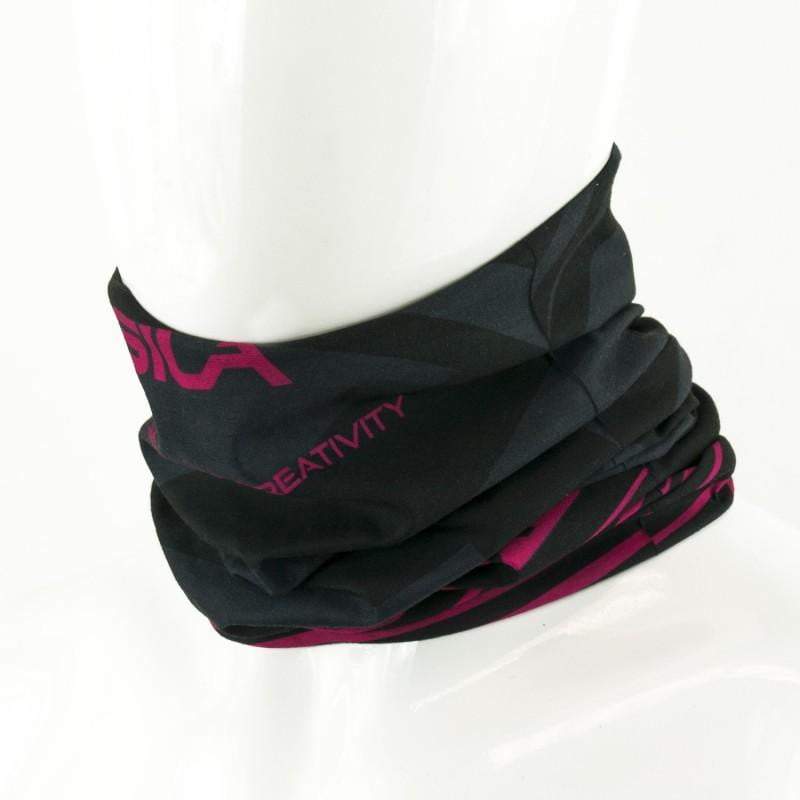 BANDANA BANDANA TOUR DE COU multifonction SILA - SS Créativity Noir / Rose A-BANDANA SILA SPORT 