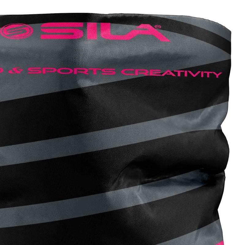 BANDANA BANDANA TOUR DE COU multifonction SILA - SS Créativity Noir / Rose A-BANDANA SILA SPORT 