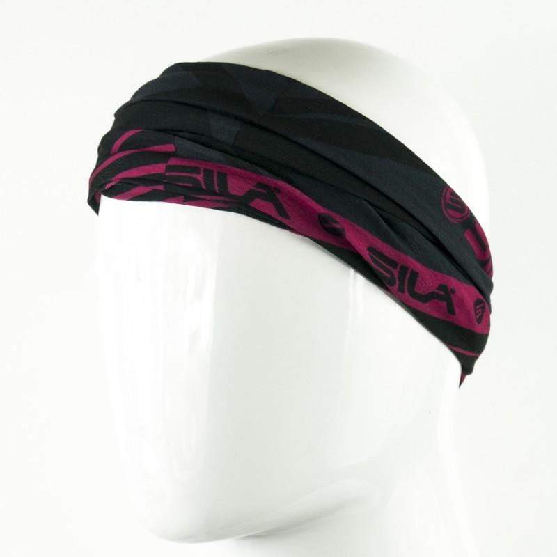 BANDANA BANDANA TOUR DE COU multifonction SILA - SS Créativity Noir / Rose A-BANDANA SILA SPORT 