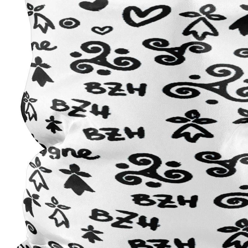 BANDANA TOUR DE COU multifonction SILA BREIZH Blanc Référence 2561 - Taille Unique - A-BANDANA SILA SPORTS 