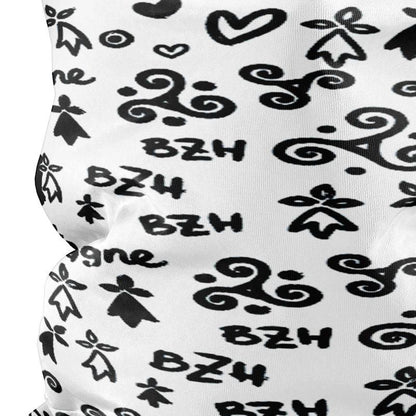 BANDANA TOUR DE COU multifonction SILA BREIZH Blanc Référence 2561 - Taille Unique - A-BANDANA SILA SPORTS 