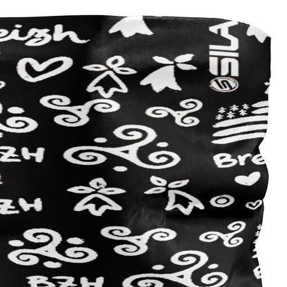 BANDANA TOUR DE COU multifonction SILA BREIZH Noir Référence 2560 - Taille Unique - A-BANDANA SILA SPORTS 