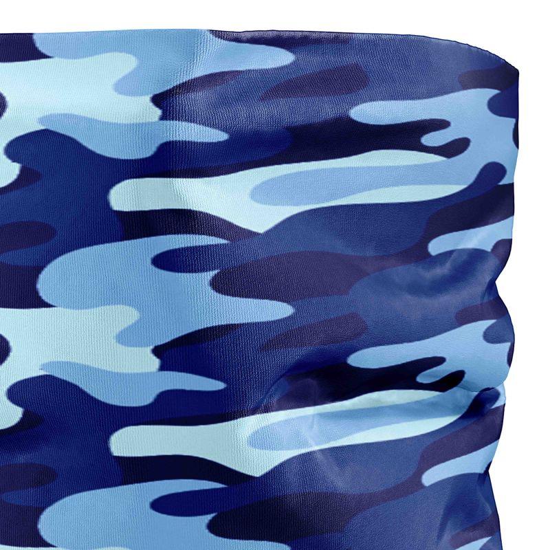 BANDANA TOUR DE COU multifonction SILA CAMO Bleu A-BANDANA SILA SPORTS 