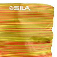 BANDANA TOUR DE COU MULTIFONCTION SILA - RACER JAUNE / ORANGE 1882 A-BANDANA SILA SPORT 