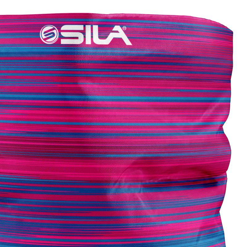 BANDANA TOUR DE COU MULTIFONCTION SILA - RACER ROSE / BLEU 1885 A-BANDANA SILA SPORT 