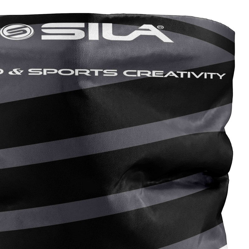 SILA MULTIFUNCTIONAL NECK BANDANA - CYCLING PASSION BLACK / ANTHRACITE