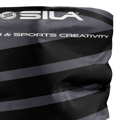 SILA MULTIFUNCTIONAL NECK BANDANA - CYCLING PASSION BLACK / ANTHRACITE