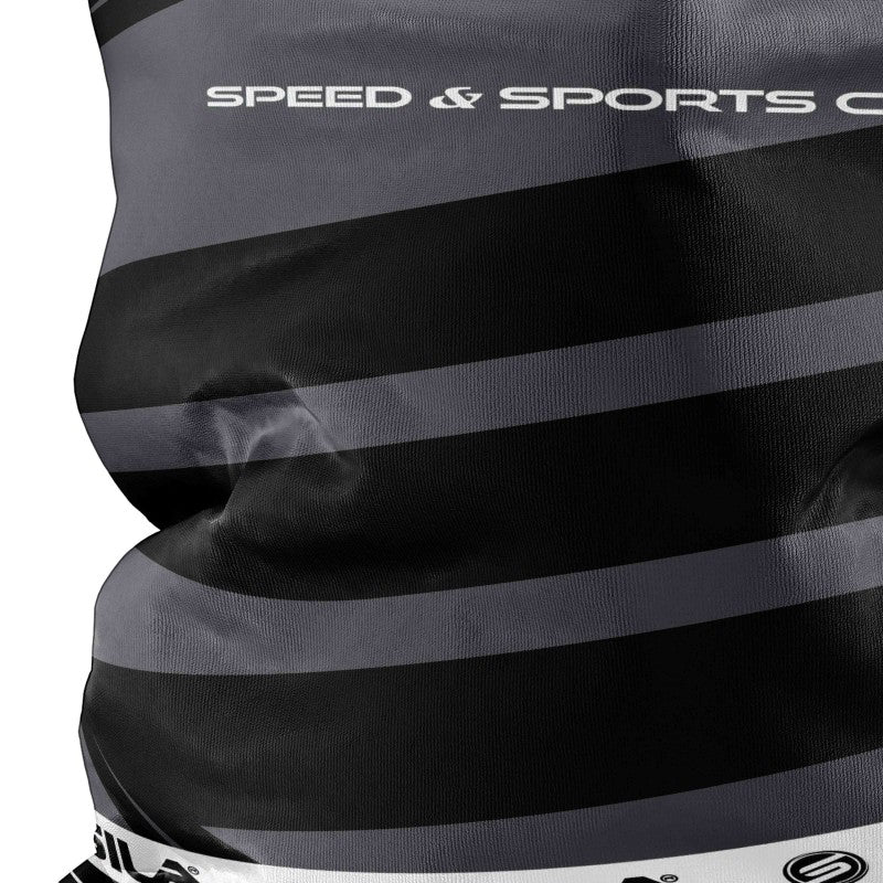 SILA MULTIFUNCTIONAL NECK BANDANA - CYCLING PASSION BLACK / ANTHRACITE