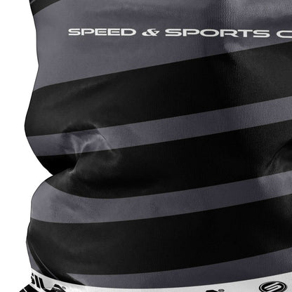 SILA MULTIFUNCTIONAL NECK BANDANA - CYCLING PASSION BLACK / ANTHRACITE