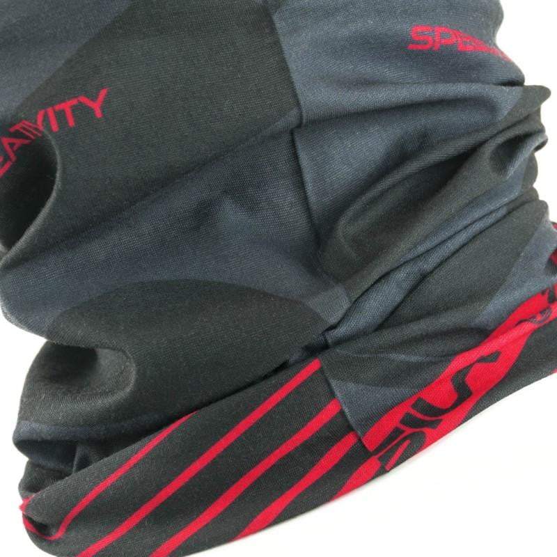 BANDANA TOUR DE COU multifonction SILA - SS Créativity Noir / Rouge A-BANDANA SILA SPORT 