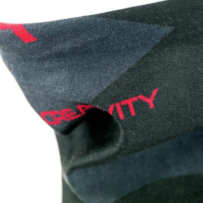 BANDANA TOUR DE COU multifonction SILA - SS Créativity Noir / Rouge A-BANDANA SILA SPORT 