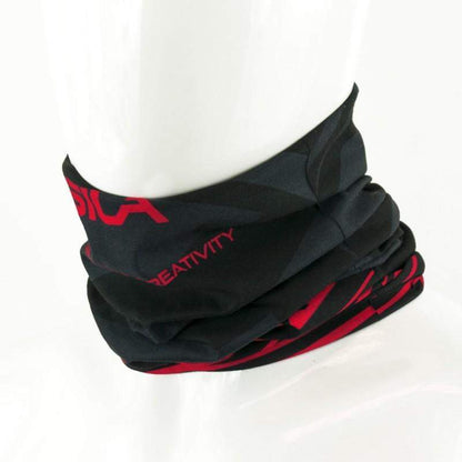 BANDANA TOUR DE COU multifonction SILA - SS Créativity Noir / Rouge A-BANDANA SILA SPORT 