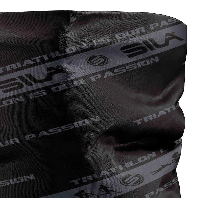 BANDANA TOUR DE COU multifonction SILA - Triathlon Passion Noir / Anthracite 1105 A-BANDANA SILA SPORT 
