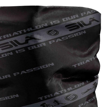 BANDANA TOUR DE COU multifonction SILA - Triathlon Passion Noir / Anthracite 1105 A-BANDANA SILA SPORT 