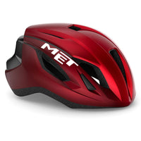 CASQUE MET STRALE ROUGE MÉTALLISÉ BRILLANT   3617