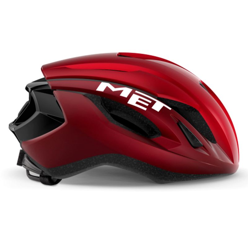 MET STRALE HELMET RED METALLIC SHINY 3617 2025