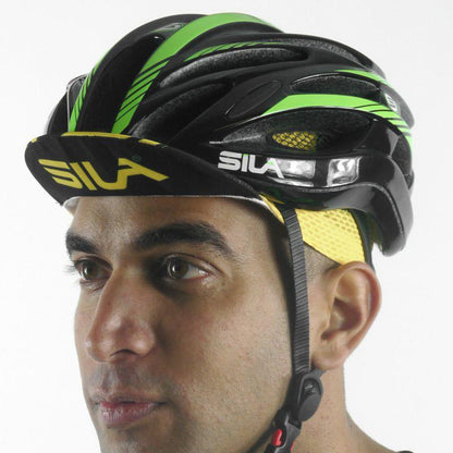 CASQUETTE CYCLISTE SILA - JAUNE TAILLE UNIQUE A-CASQUETTE SILA SPORTS 