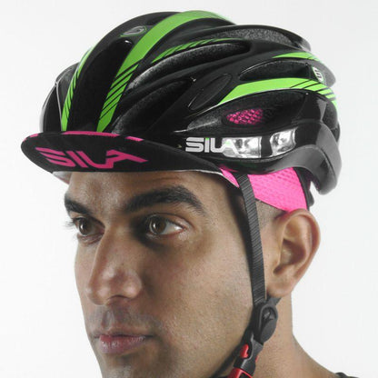 CASQUETTE CYCLISTE SILA - ROSE FLUO TAILLE UNIQUE A-CASQUETTE SILA SPORTS 