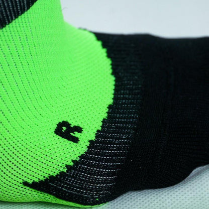 CHAUSETTES SOCQUETTES TECHNICS SILA - VERT FLUO / NOIR 1180 A-SOCQUETTES SILA SPORT 